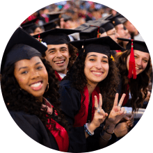 students at University of Maryland Spring Commencement Ceremony