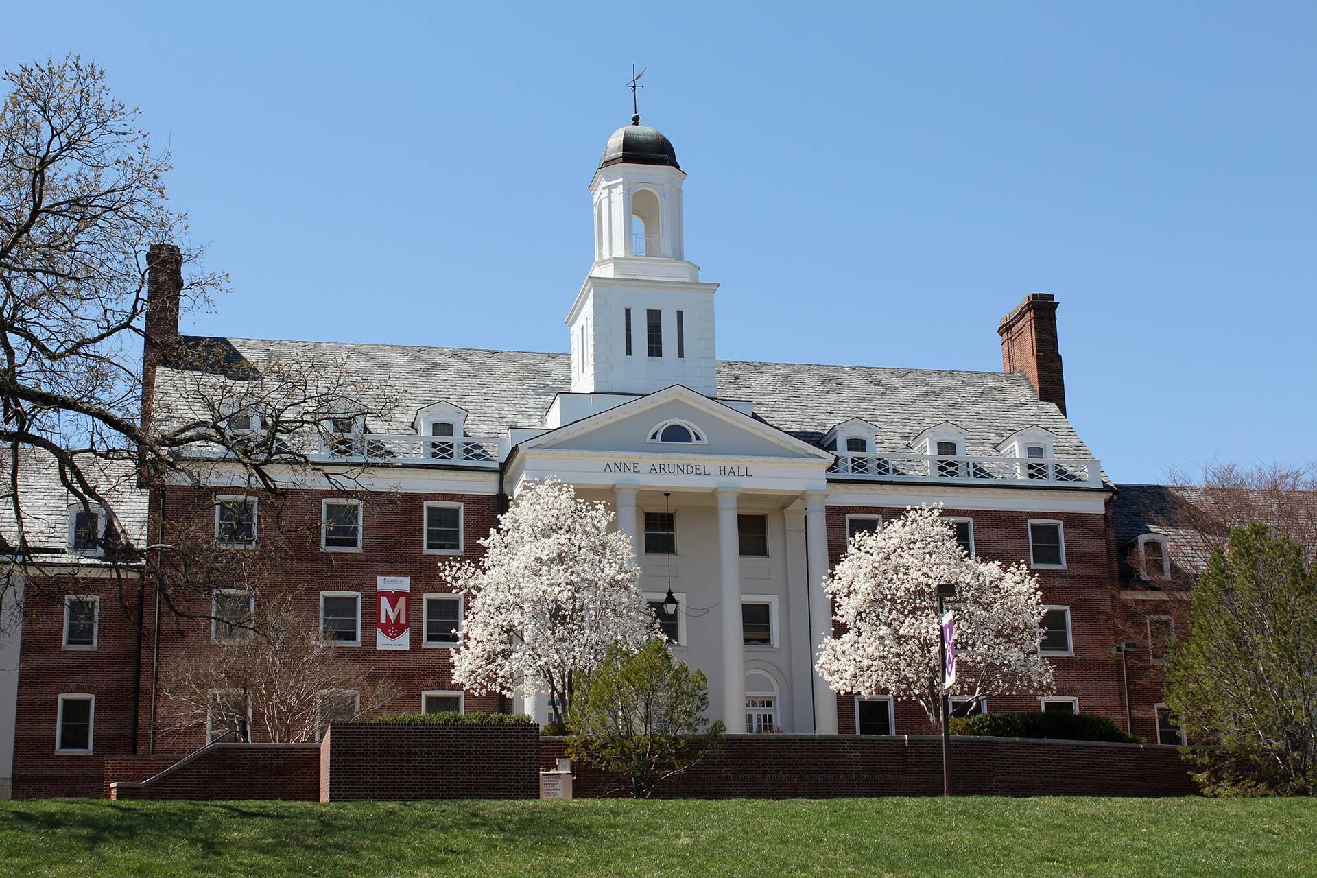 exterior view of Anne Arundel Hall