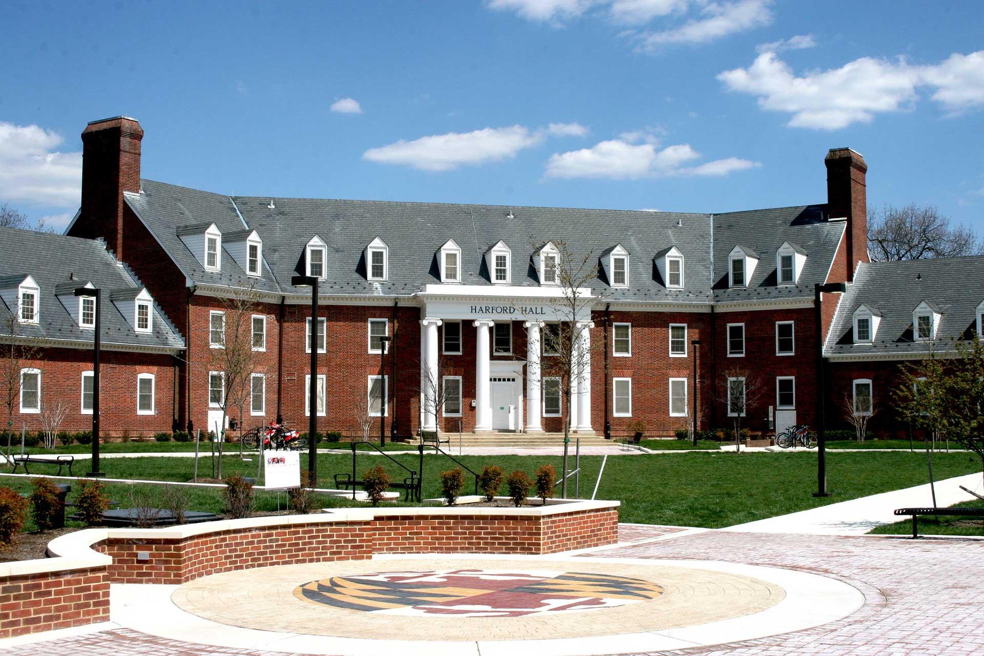 exterior view of Harford Hall