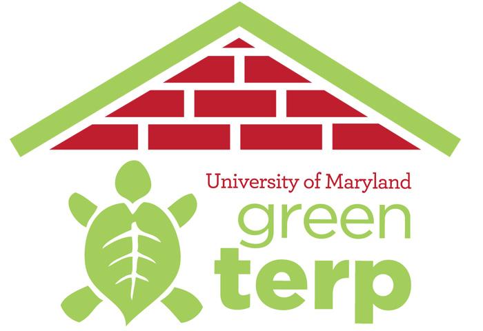 green terp logo of house roof and green turtle icon