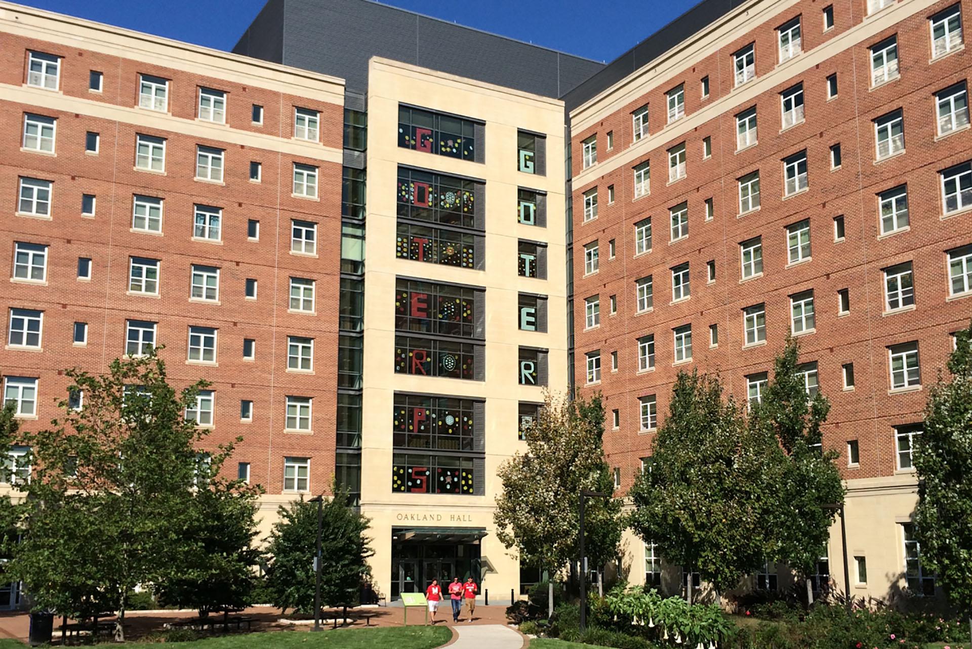 exterior of Oakland Hall