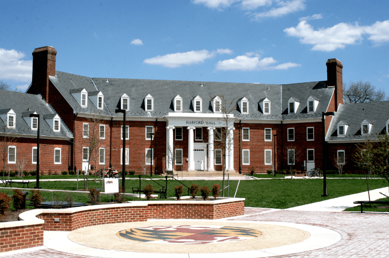 exterior of Harford Hall