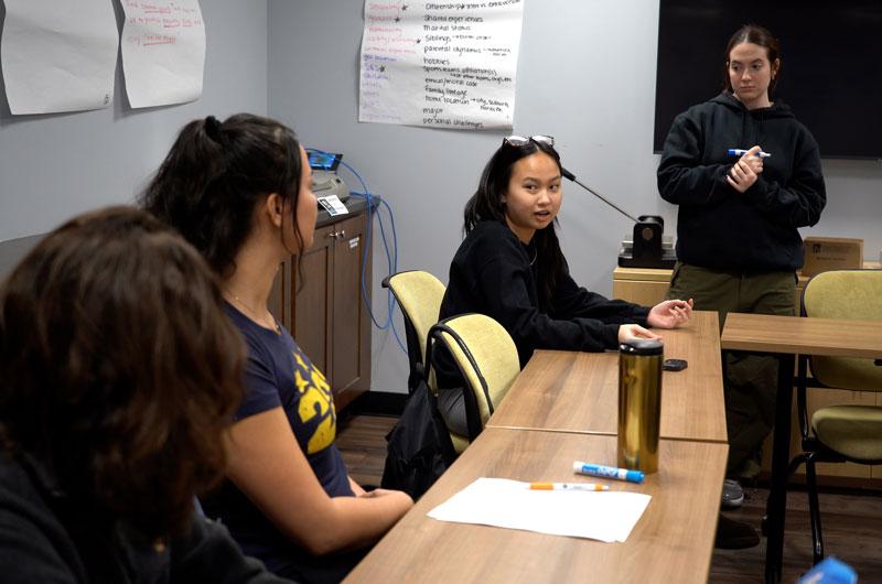 Students sitting at desk